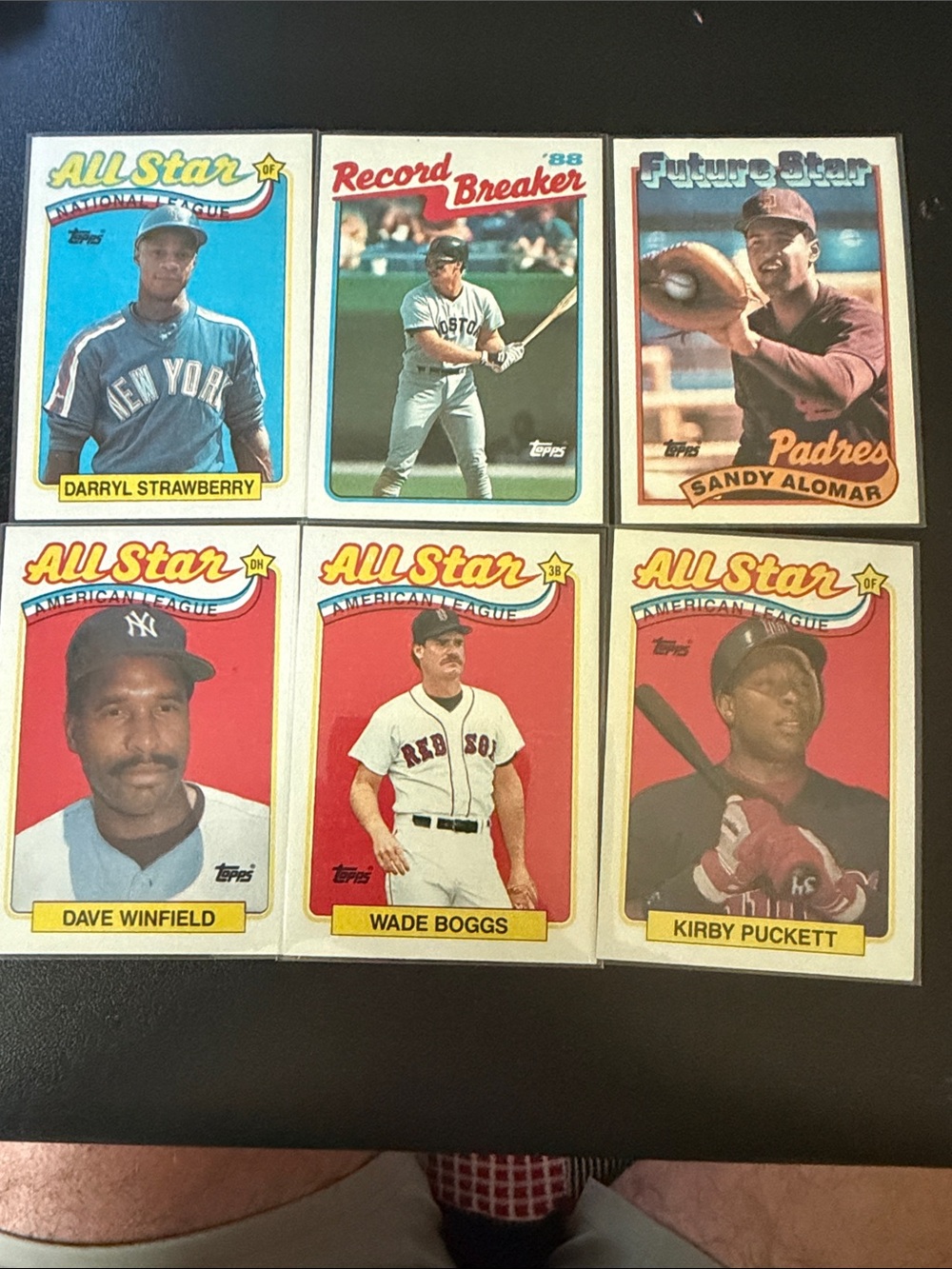 89 Topps Baseball Card Set - Boggs, Winfield, Alomar, Strawberry